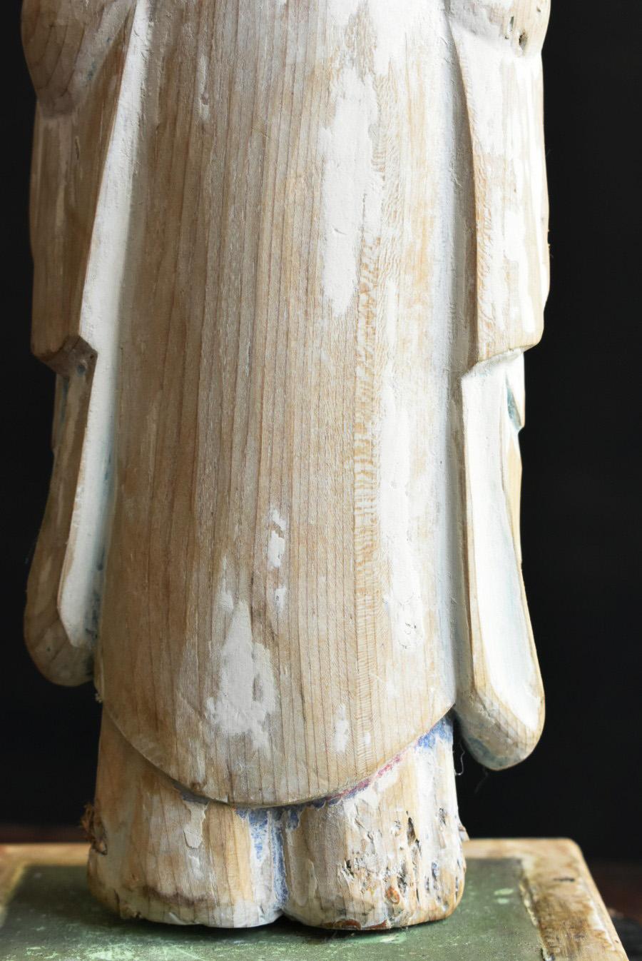 Estatuas de Buda de madera del periodo Edo en Japón/1800-1868/Periodo Edo tardío en venta 11