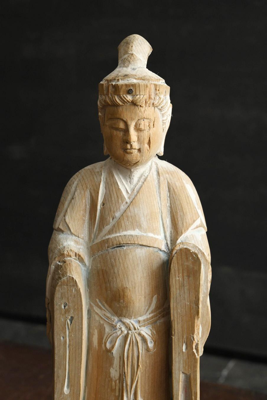 Estatuas de Buda de madera del periodo Edo en Japón/1800-1868/Periodo Edo tardío Japonés en venta