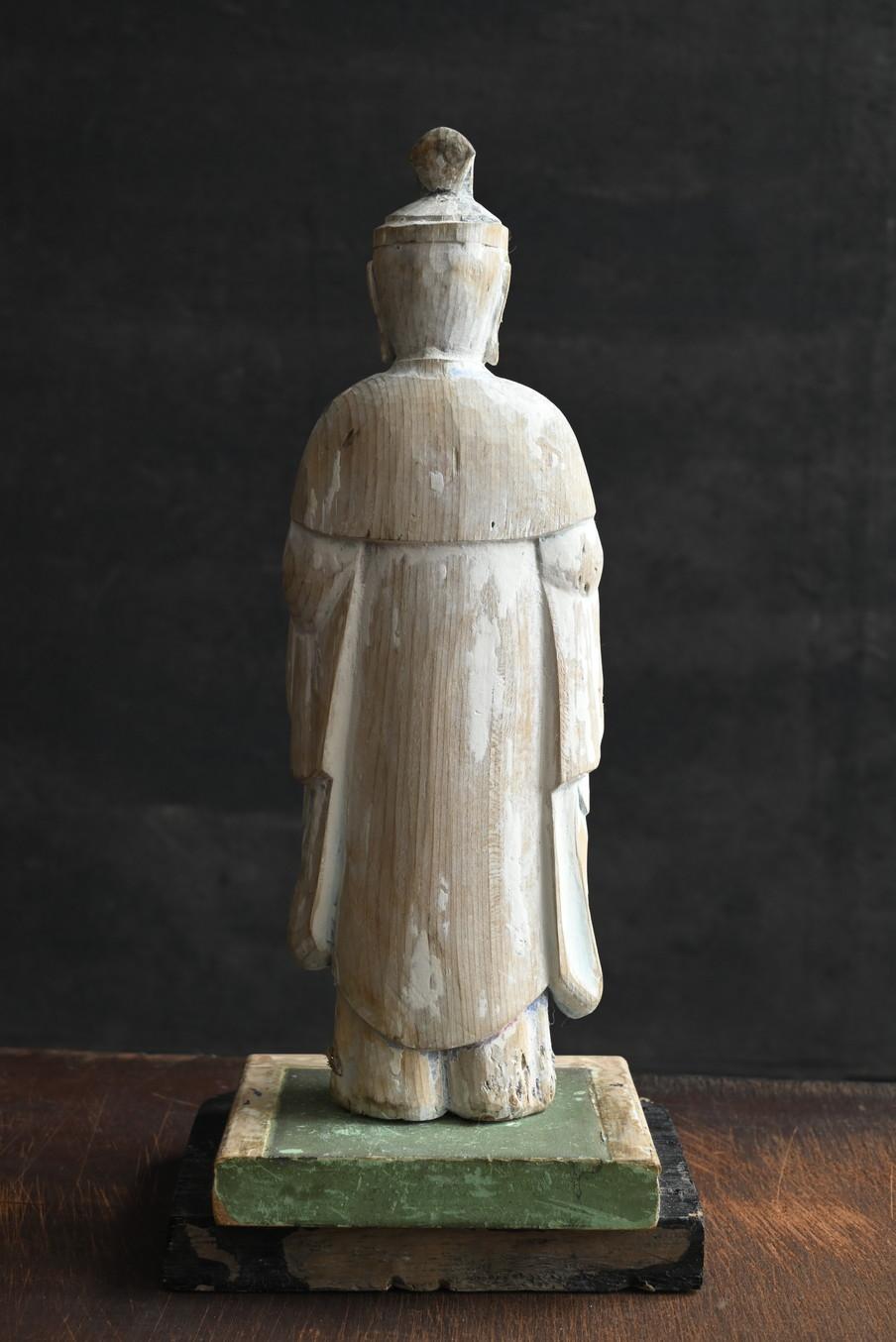 Estatuas de Buda de madera del periodo Edo en Japón/1800-1868/Periodo Edo tardío Ciprés en venta