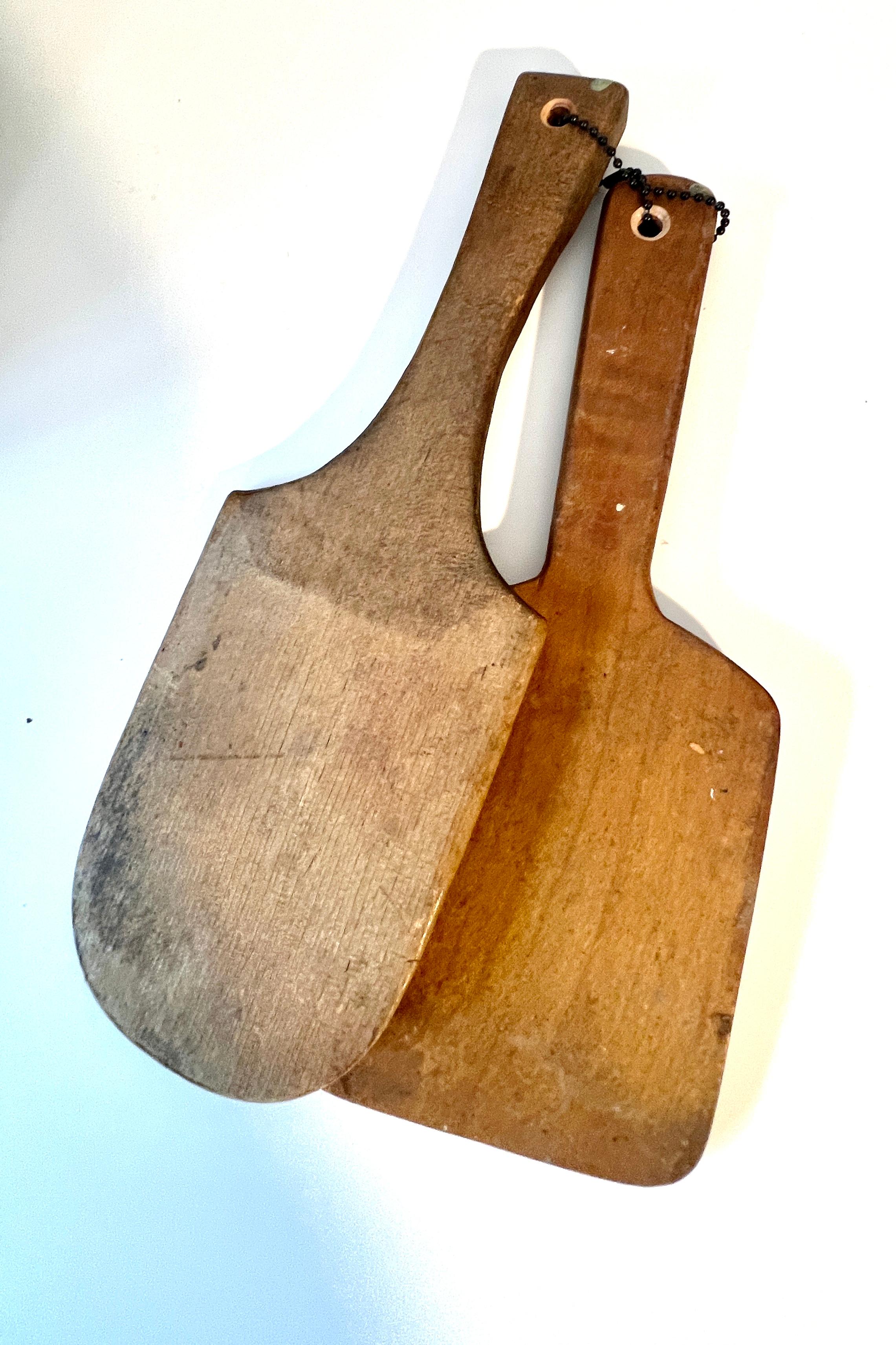 Holz-Butterkrug aus Holz mit zusätzlichen Paddles im Angebot 2