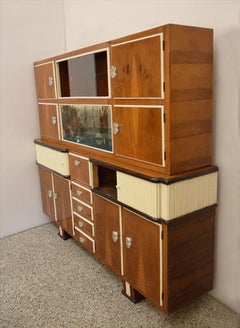 Wooden Cabinet, 1950s Italian Production