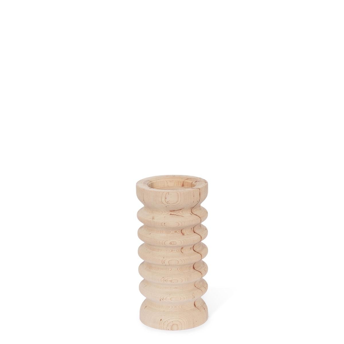Bougeoir en bois, petit - SOFRA