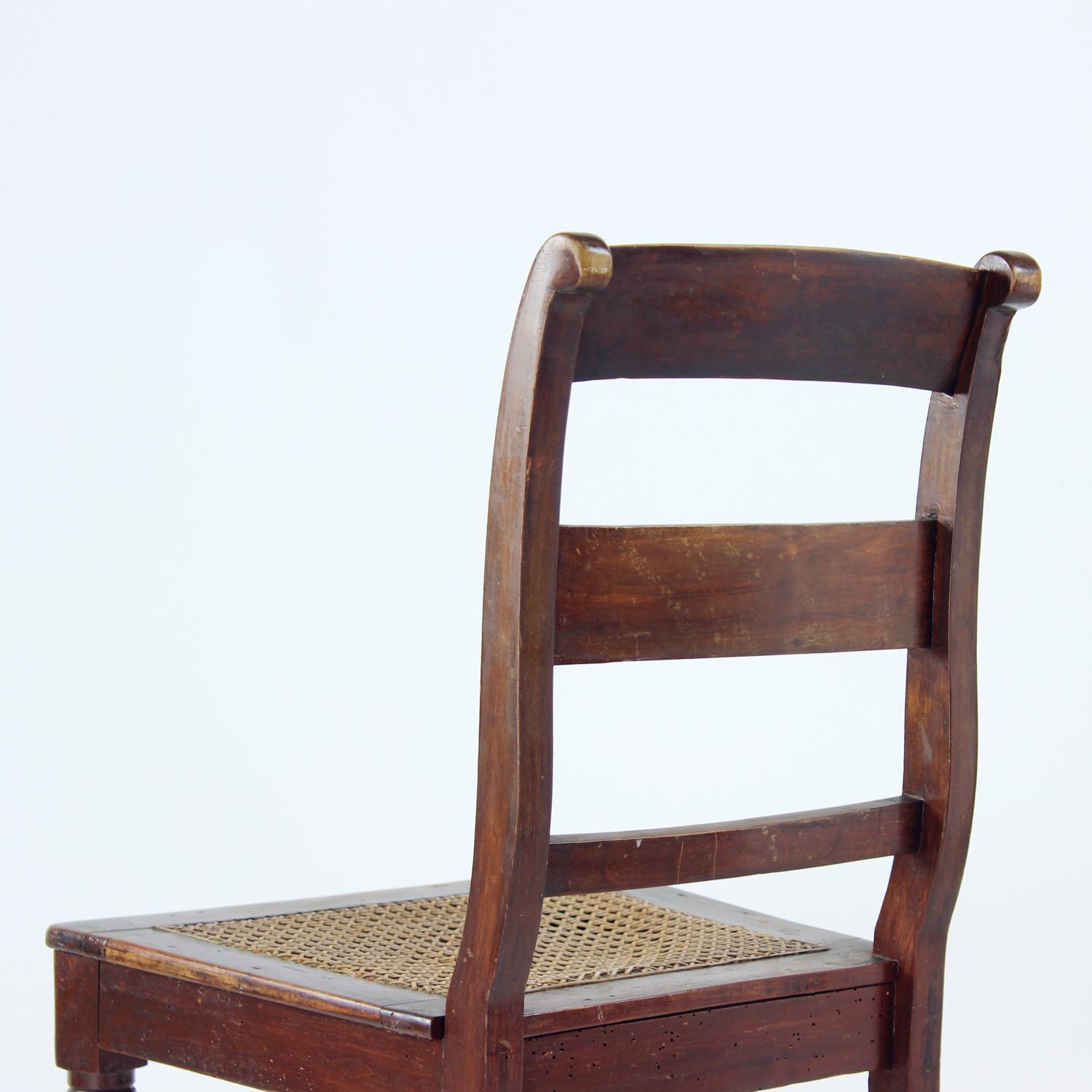 Wooden & Cane Chair, Czechoslovakia 1910s im Angebot 3