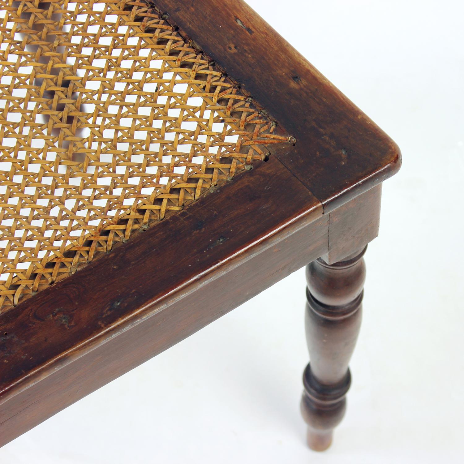 Wooden & Cane Chair, Czechoslovakia 1910s im Angebot 7