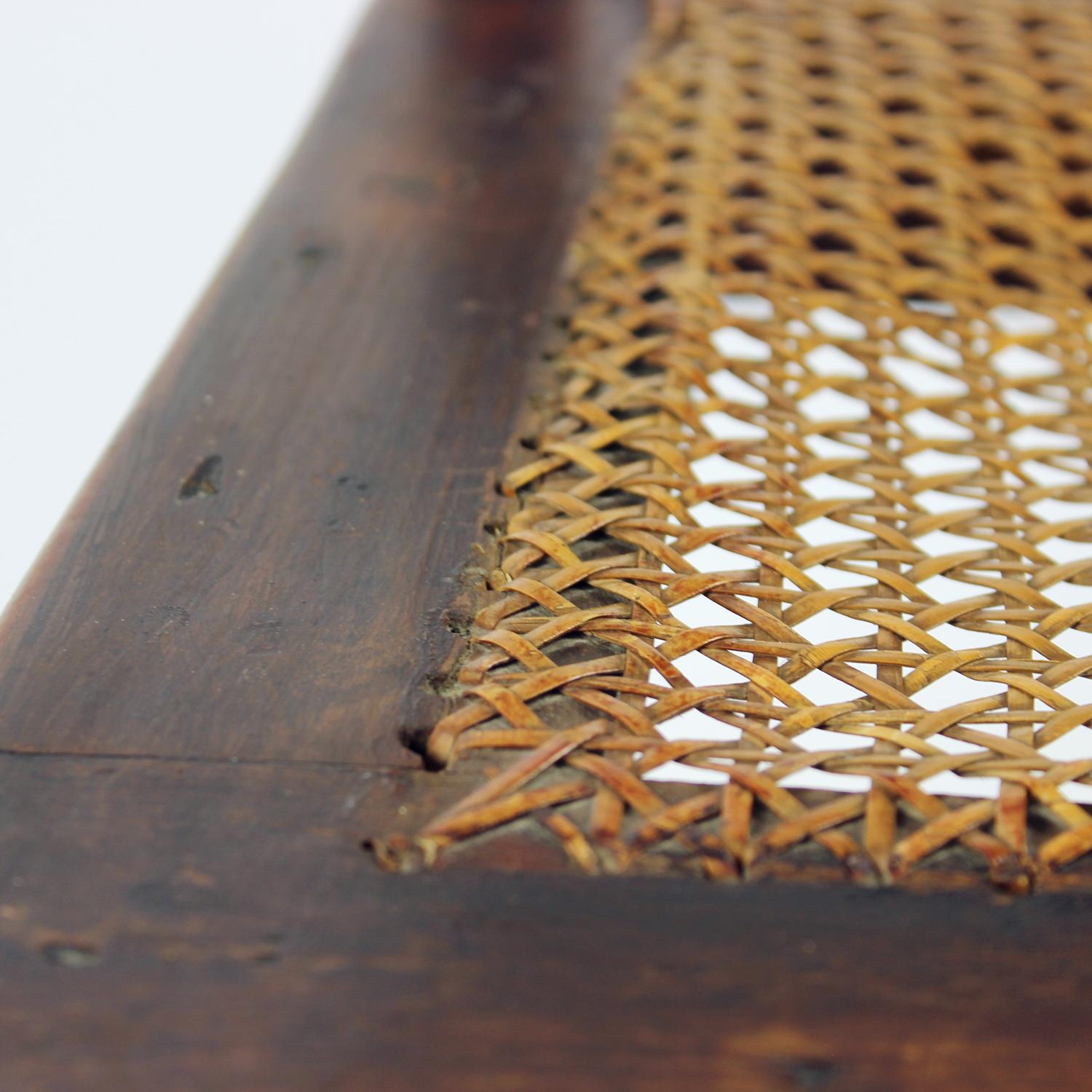 Wooden & Cane Chair, Czechoslovakia 1910s im Angebot 8