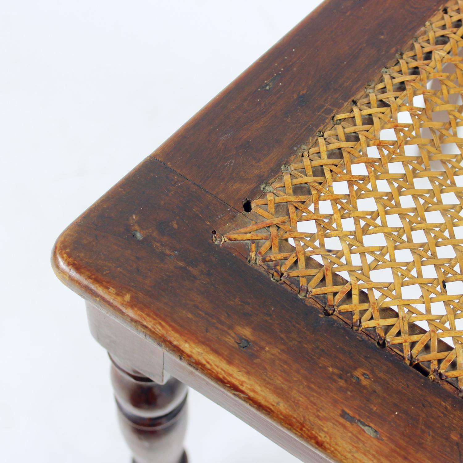 Wooden & Cane Chair, Czechoslovakia 1910s im Angebot 9