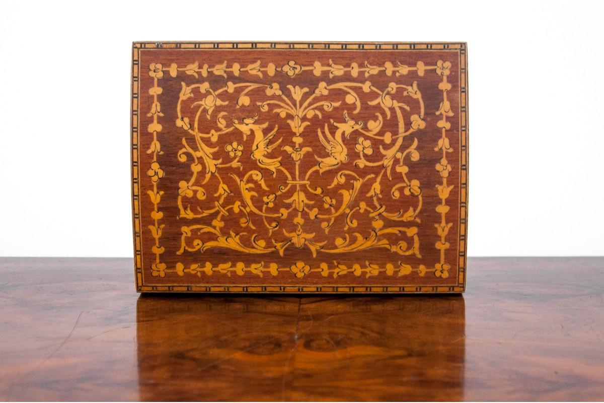 French Wooden Cards or Jewellery Box - Casket, France, circa 1930s