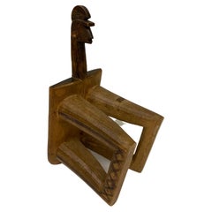Mid-Century Wooden Carved African Stool