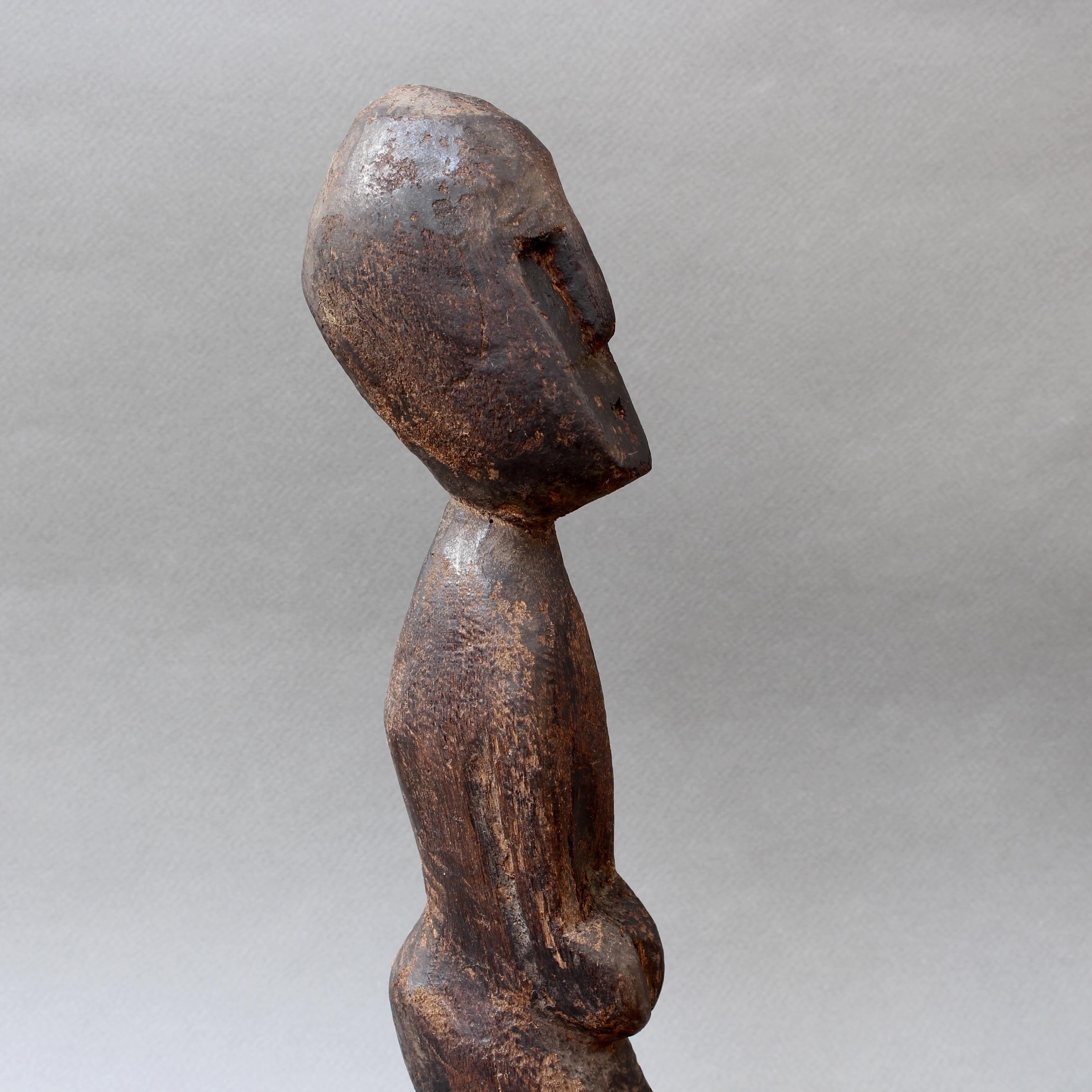 Wooden Carving / Sculpture of Kneeling Wooden Figure from Timor, Indonesia 2