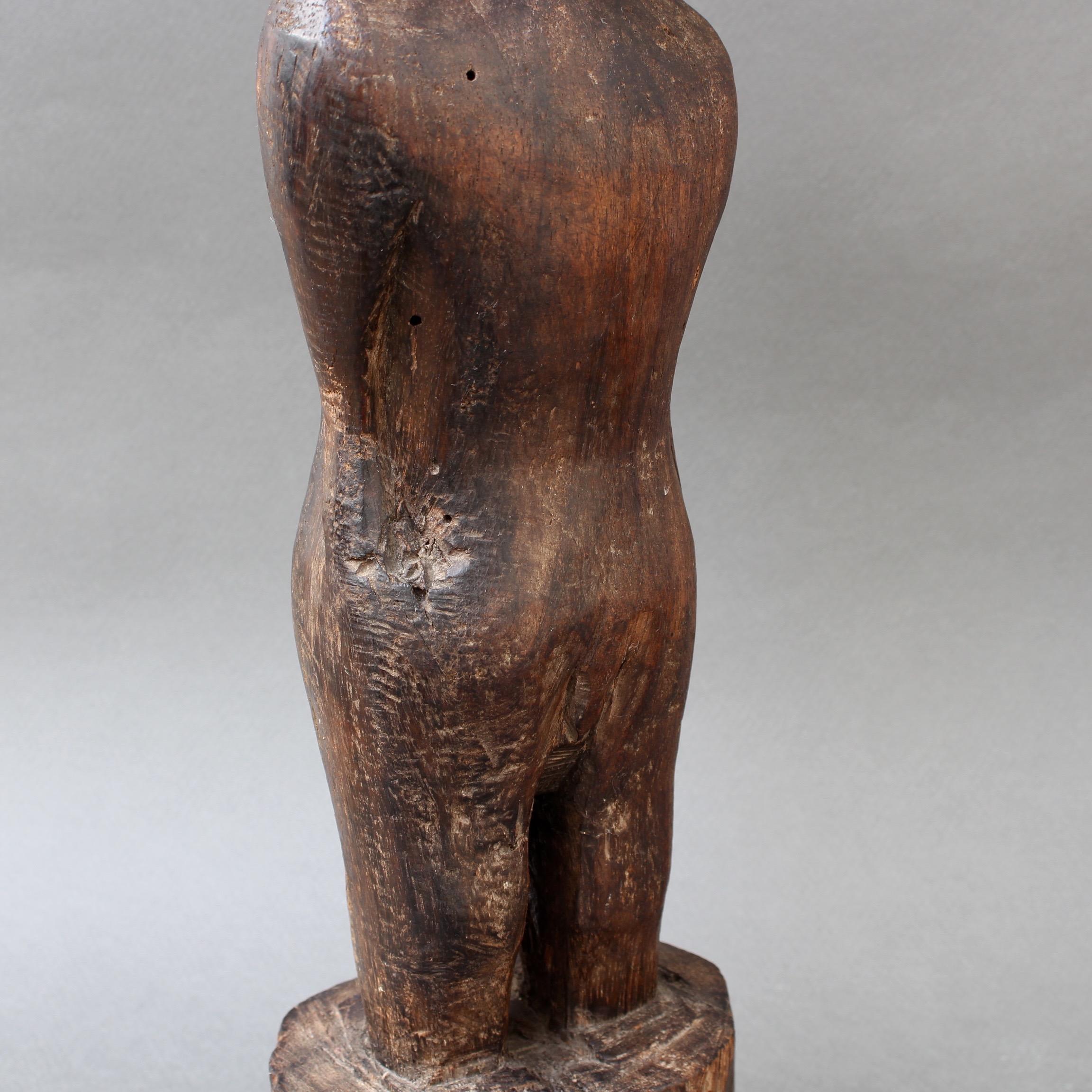 Wooden Carving or Sculpture of Standing Ancestral Figure from Timor, Indonesia 6
