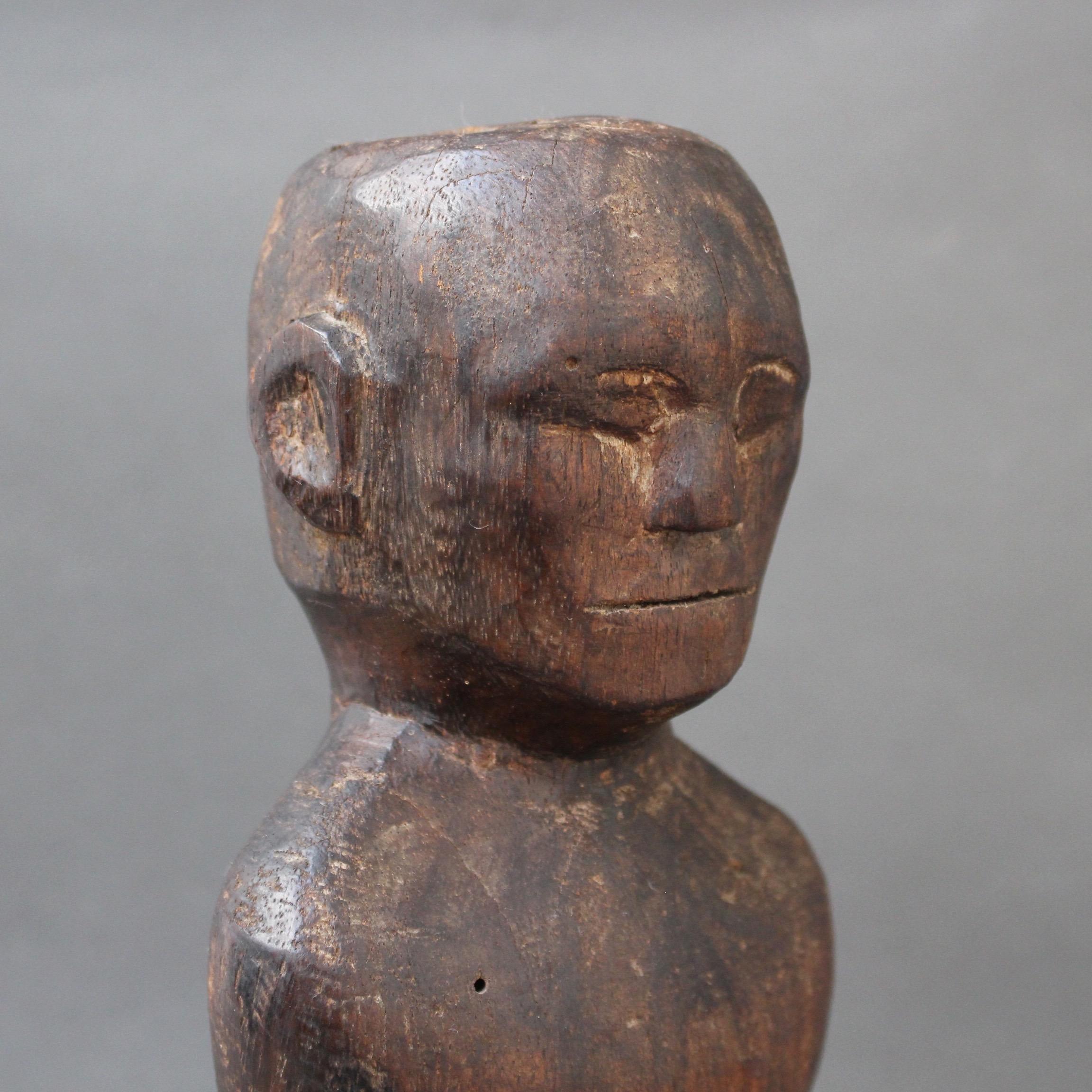 Wooden Carving or Sculpture of Standing Ancestral Figure from Timor, Indonesia 9