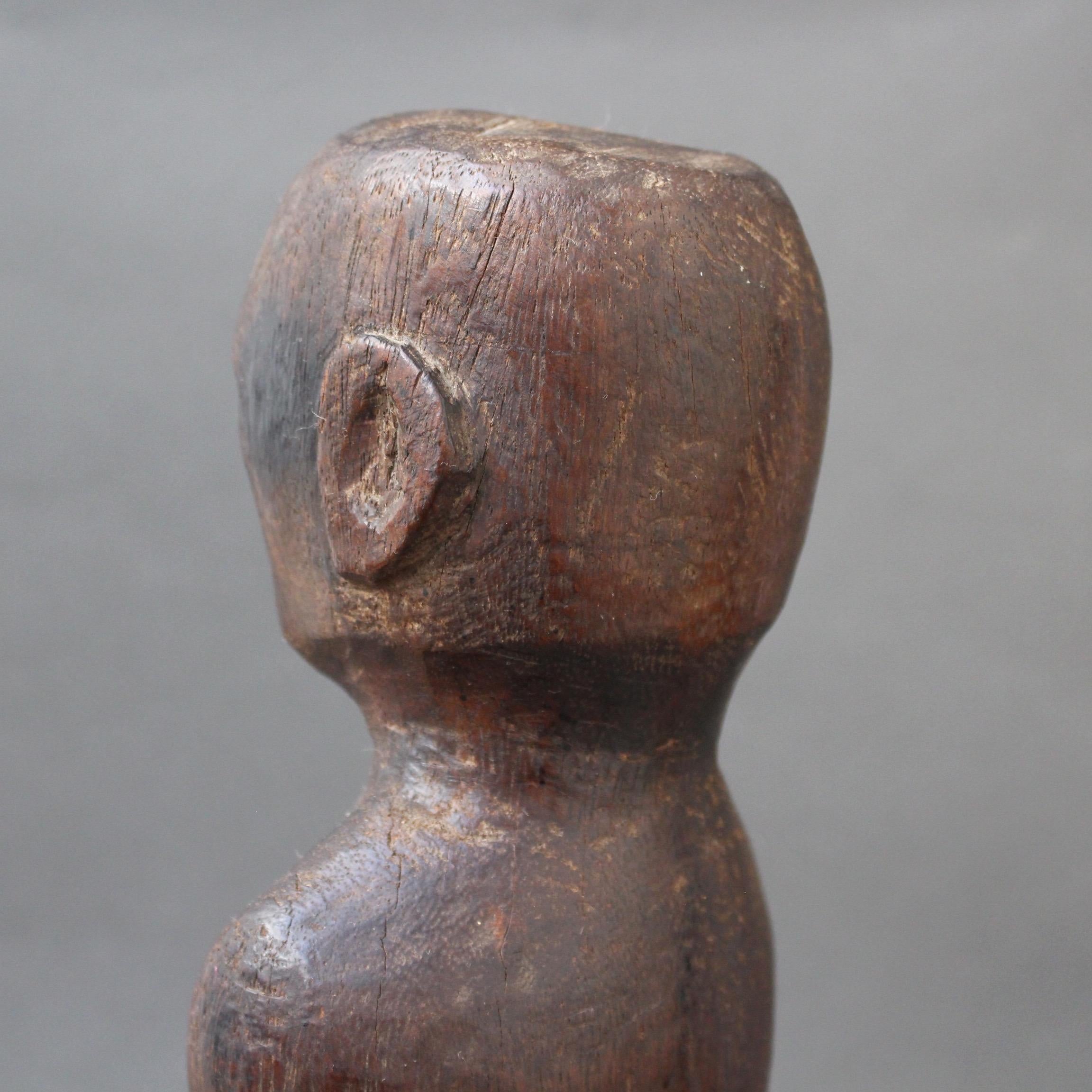 Wooden Carving or Sculpture of Standing Ancestral Figure from Timor, Indonesia 11