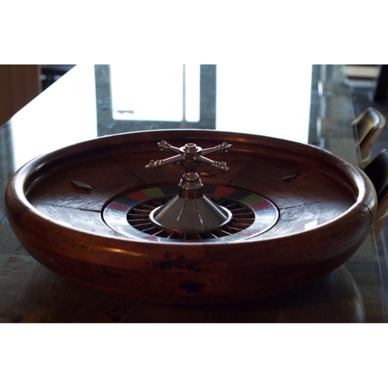 Roulette da casinò in legno, anni '60 in vendita 5