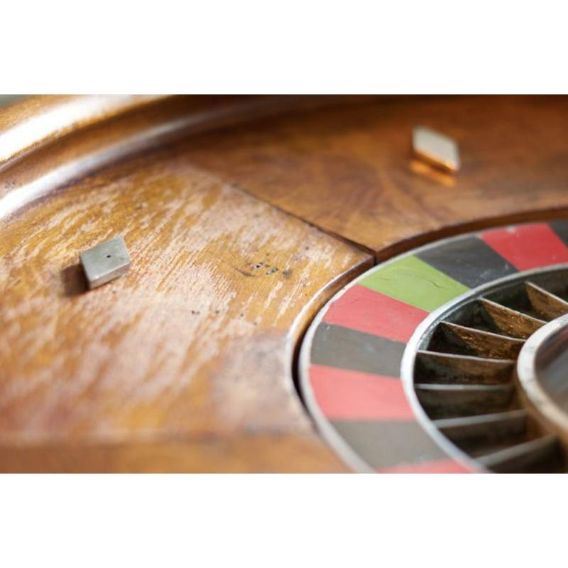 Mid-Century moderno Roulette da casinò in legno, anni '60 in vendita