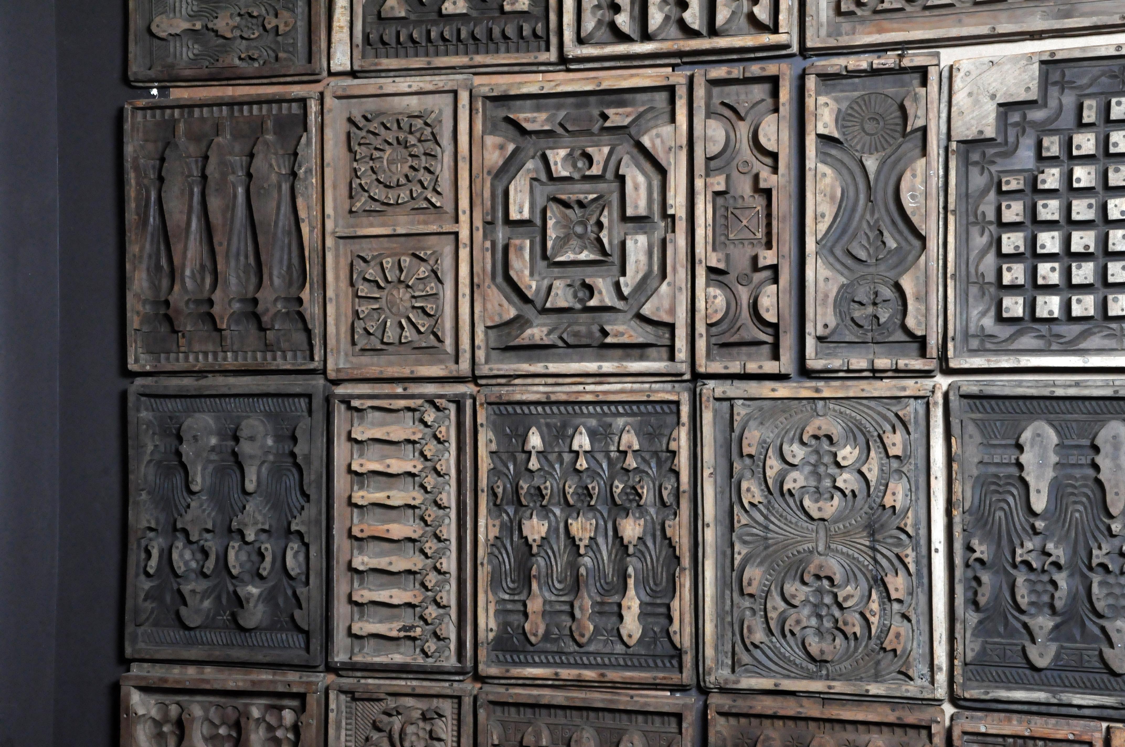 Wooden Cement Mold Wall Art 4