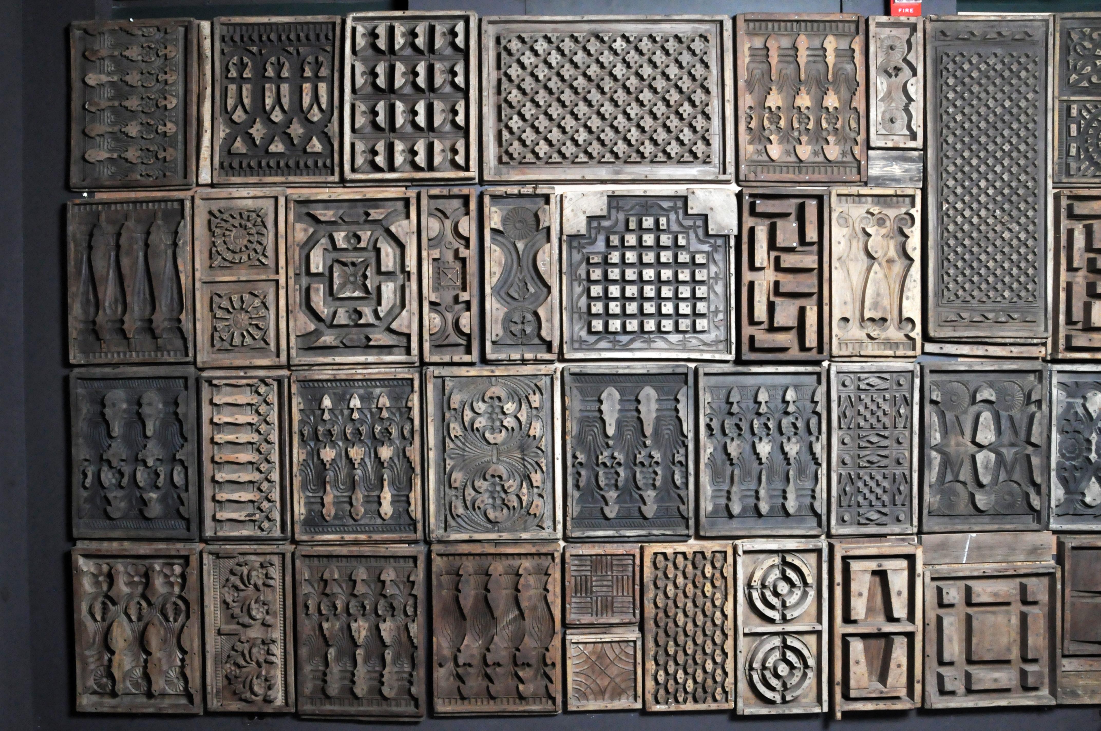 Wooden Cement Mold Wall Art 5