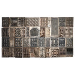 Wooden Cement Mold Wall Art