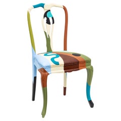 Wooden Chair by Alessandro Guerriero for Alchimia Re-design Collection
