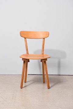 Wooden Chair by Jacob Müller for Wohnhilfe Zurich, 1940s, Switzerland