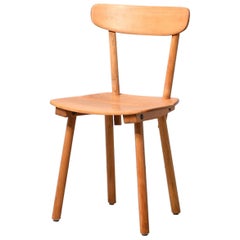 Wooden Chair by Jacob Müller for Wohnhilfe Zurich, 1940s, Switzerland