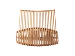 Wooden Chair in beech wood planks by Marc Newson for Cappellini