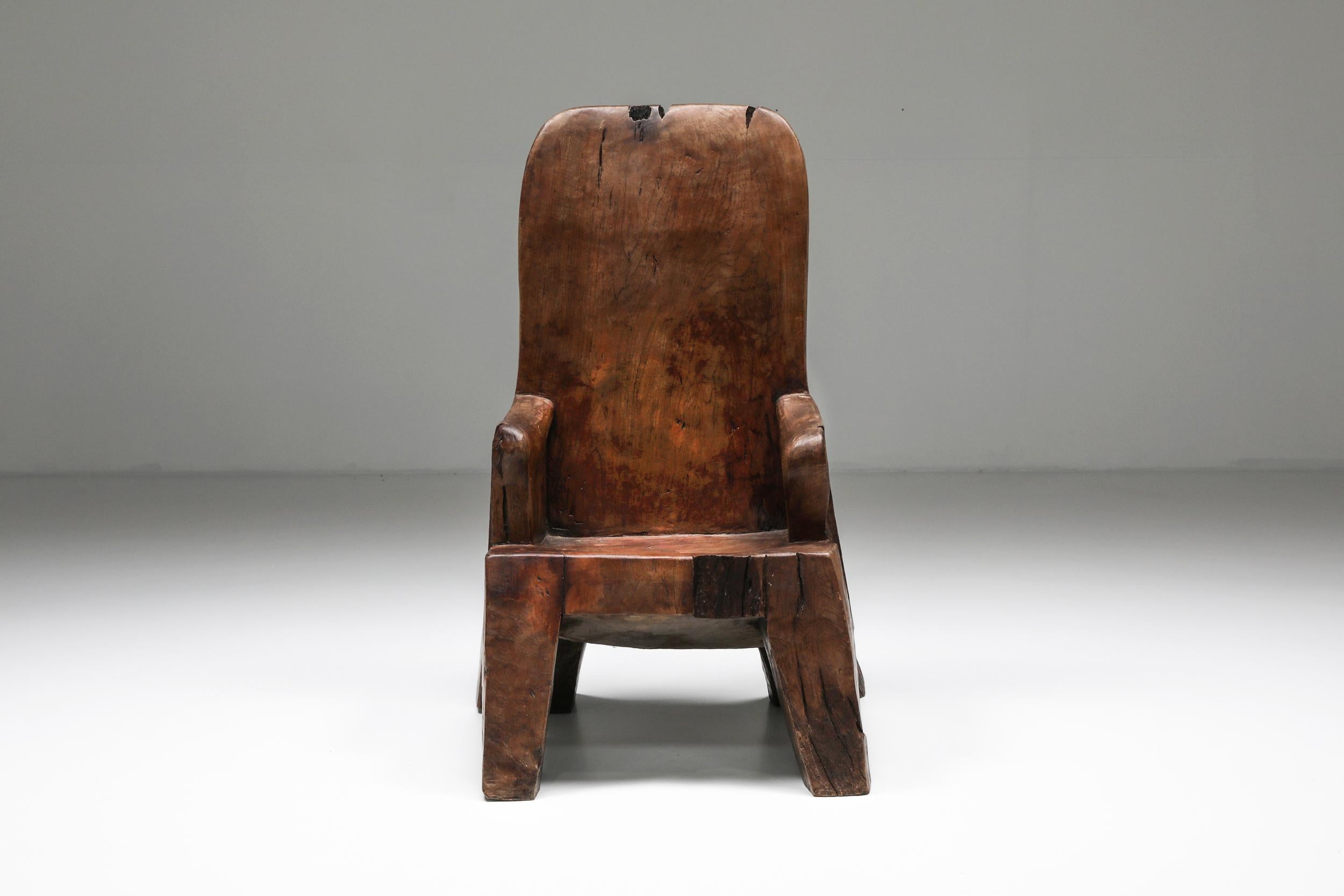 Solid wood chair, in the style Of José Zanine Caldas, Brazilian Modernism, Wabi-sabi

Wabi-Sabi chair inspired by José Zanine Caldas.
Measures: W:68 D:66 H:118 SH:39 AH:26.

 