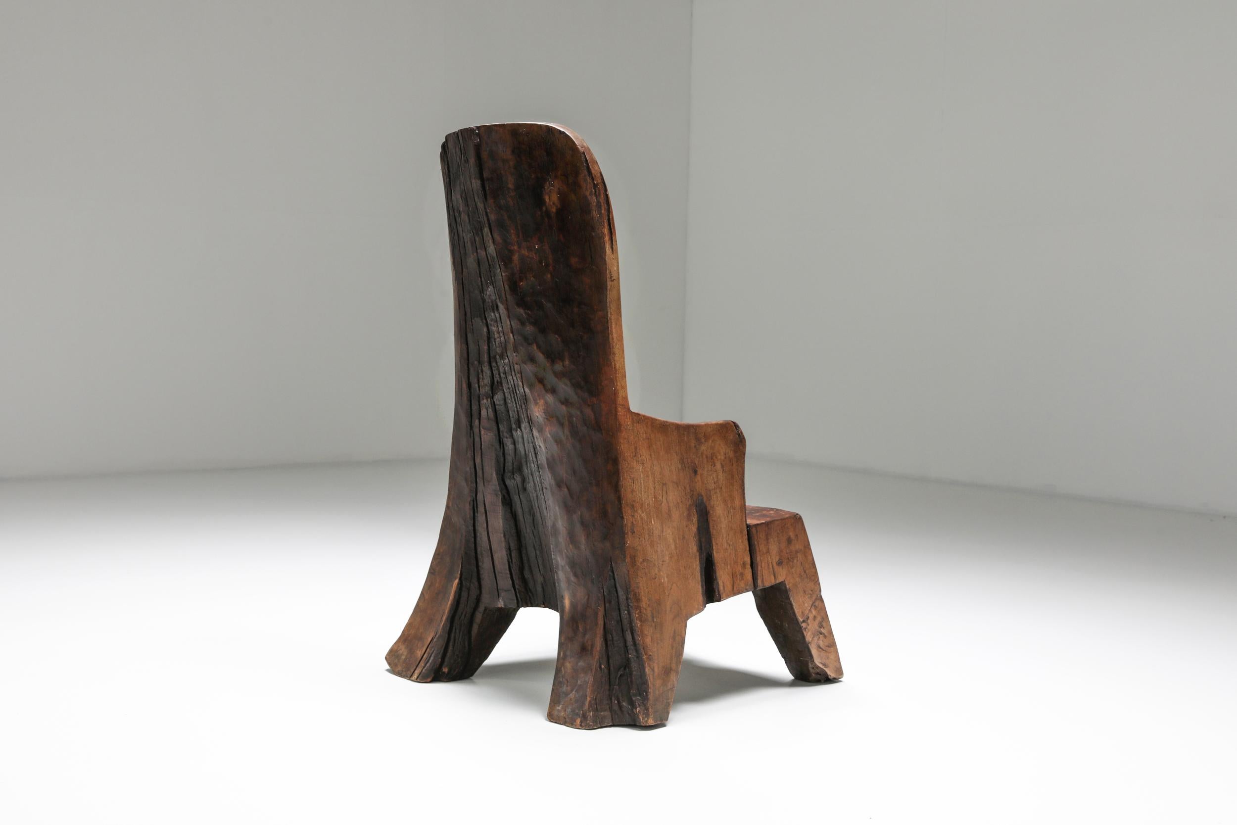 Wooden Chair Inspired by José Zanine Caldas In Good Condition In Antwerp, BE