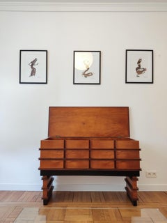 Wooden chest/console attributed to Tomaso Buzzi  - Italy 60s