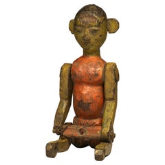 Wooden Child's Toy from South India, Circa 1920