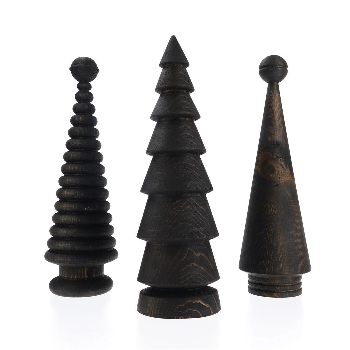 Weihnachtsbaum-Set aus Holz - Zeder, groß (Asiatisch) im Angebot