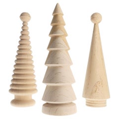 Wooden Christmas Tree Set – Cedar, Large Size