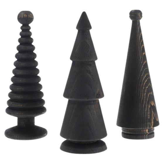 Holz-Weihnachtsbaum-Set - Zeder, mittelgroß im Angebot