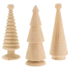 Wooden Christmas Tree Set – Cedar, Medium Size