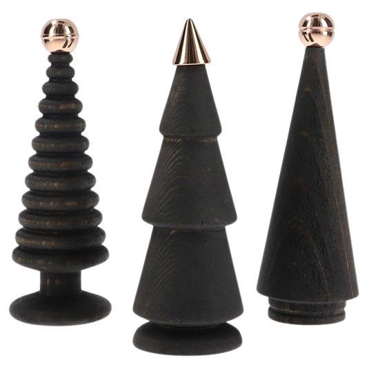 Wooden Christmas Tree Set – Cedar with Bronze Tip, Medium Size