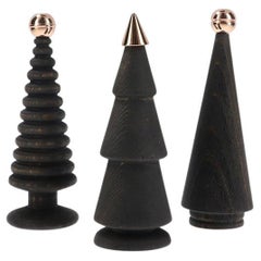 Wooden Christmas Tree Set – Cedar with Bronze Tip, Medium Size
