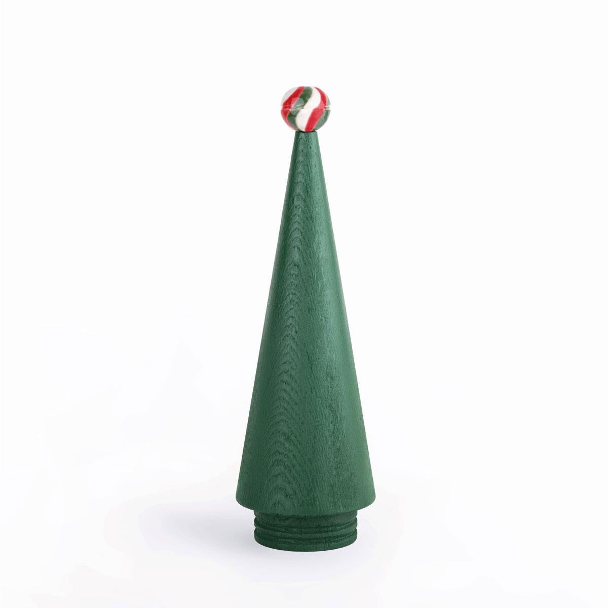 Wooden Christmas Tree Set – Cedar with Ceramic Tip, Large Size In New Condition For Sale In Orlando, FL