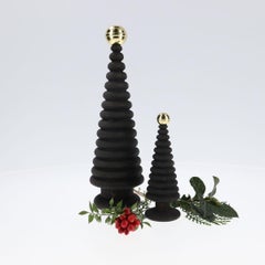 Wooden Christmas Tree Set, Duo CEDAR – Cedar with Brass Tip