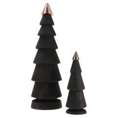 Wooden Christmas Tree Set, Duo FIR – Cedar with Bronze Tip
