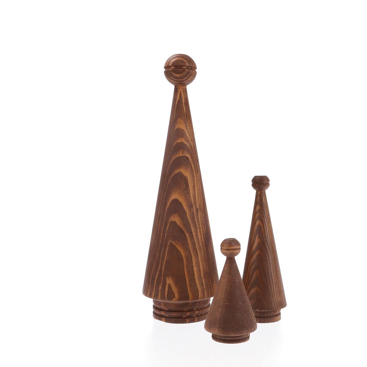 Weihnachtsbaum-Set aus Holz JUNIPER - Zeder (Moderne) im Angebot