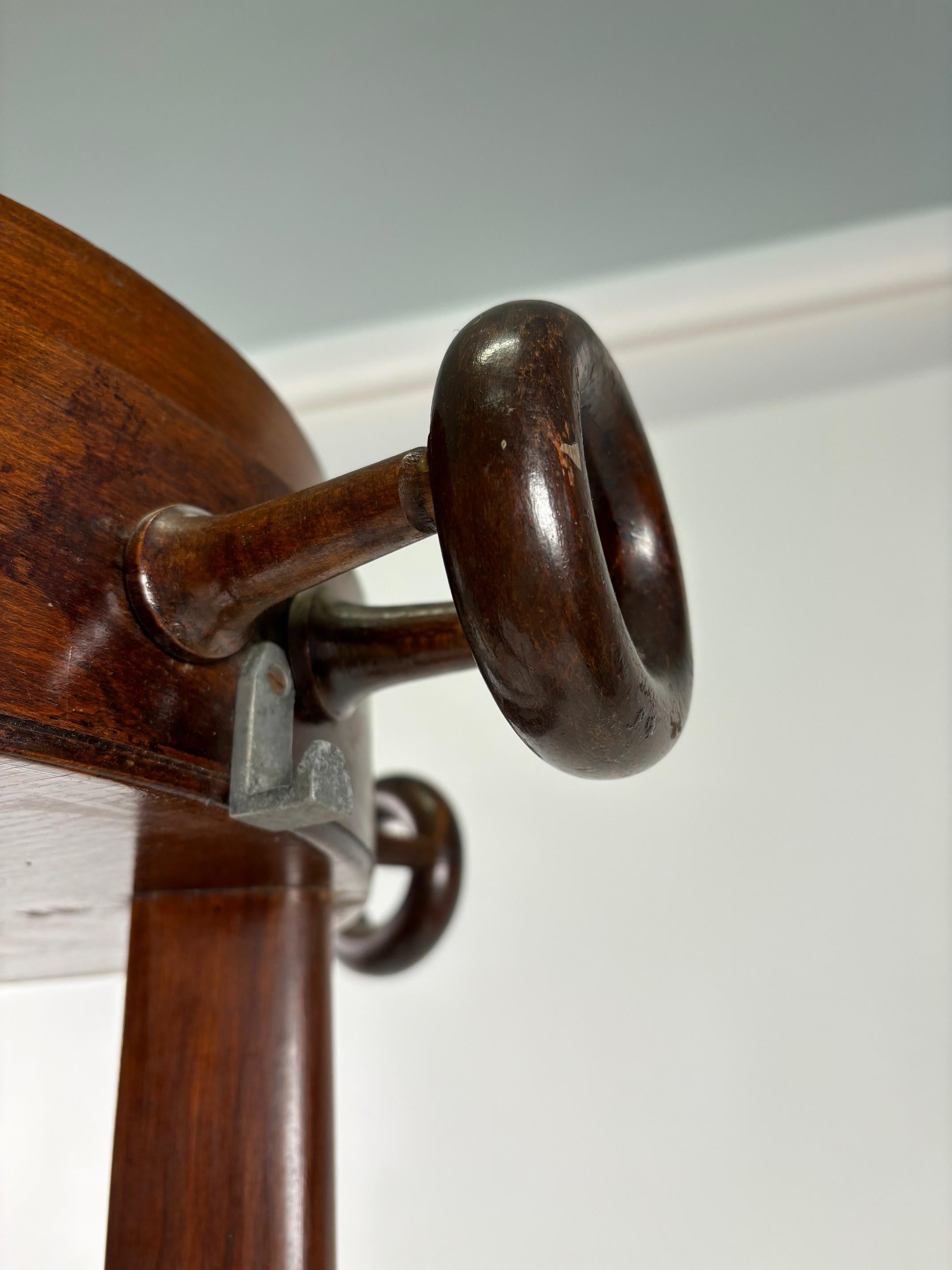 Vienna Secession Wooden Coat Rack Viennese Secession, Hoffmann Style, Vienna For Sale