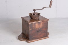 Wooden Coffee Grinder, Italy, circa 1700