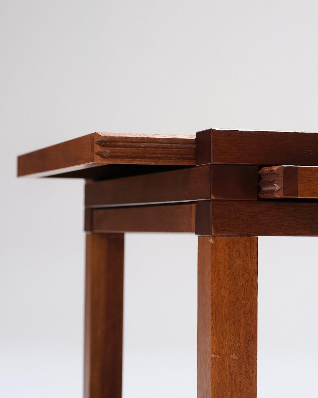 Table basse en bois, Bernard Vuarnesson, 1970 en vente 6