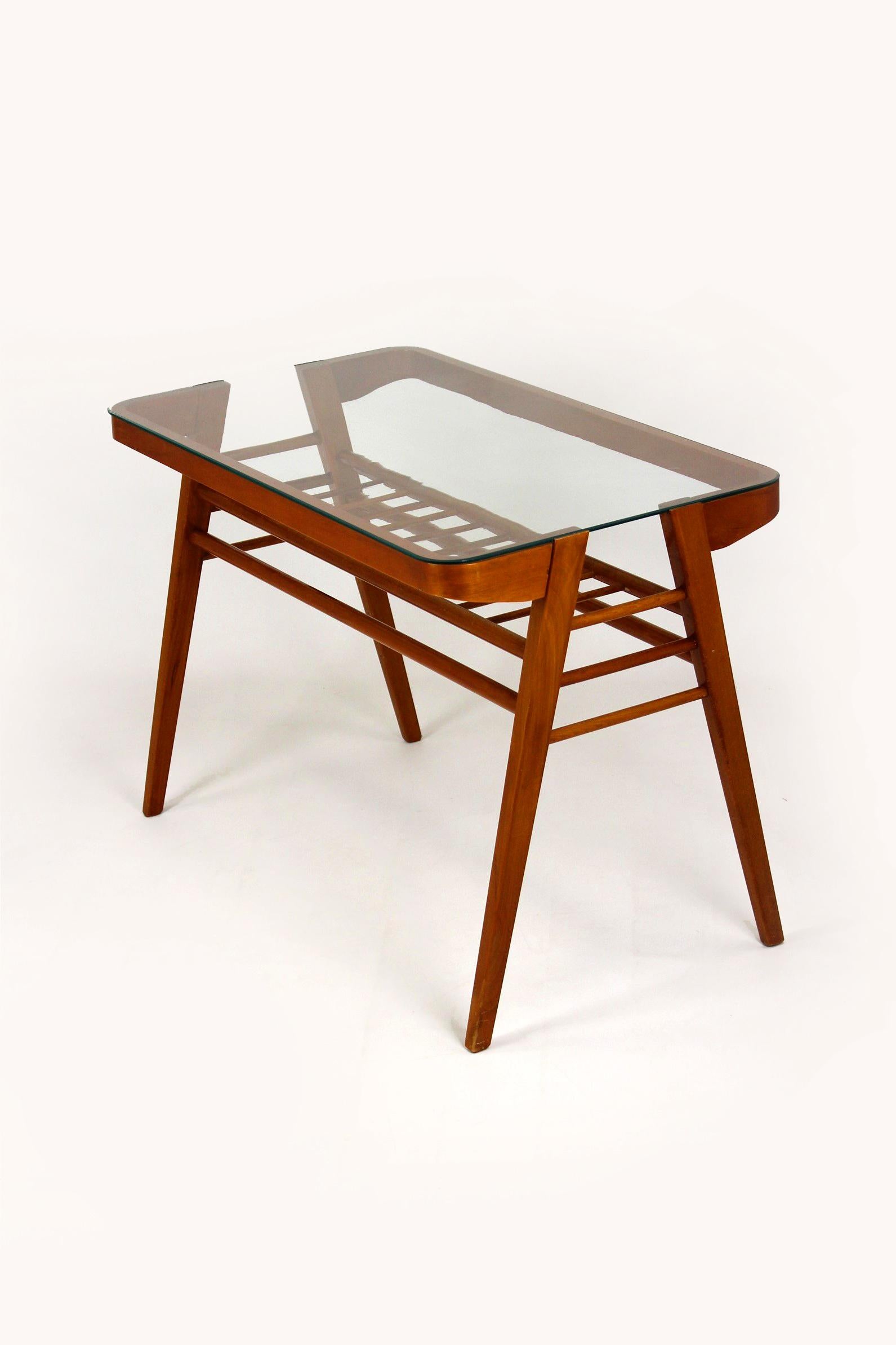 Wooden Coffee Table by František Jirák, 1960s For Sale 3