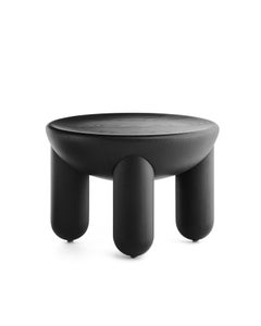 Mesa baja de madera Freyja 1 - Contemporánea en acabado fresno teñido de negro by Noom