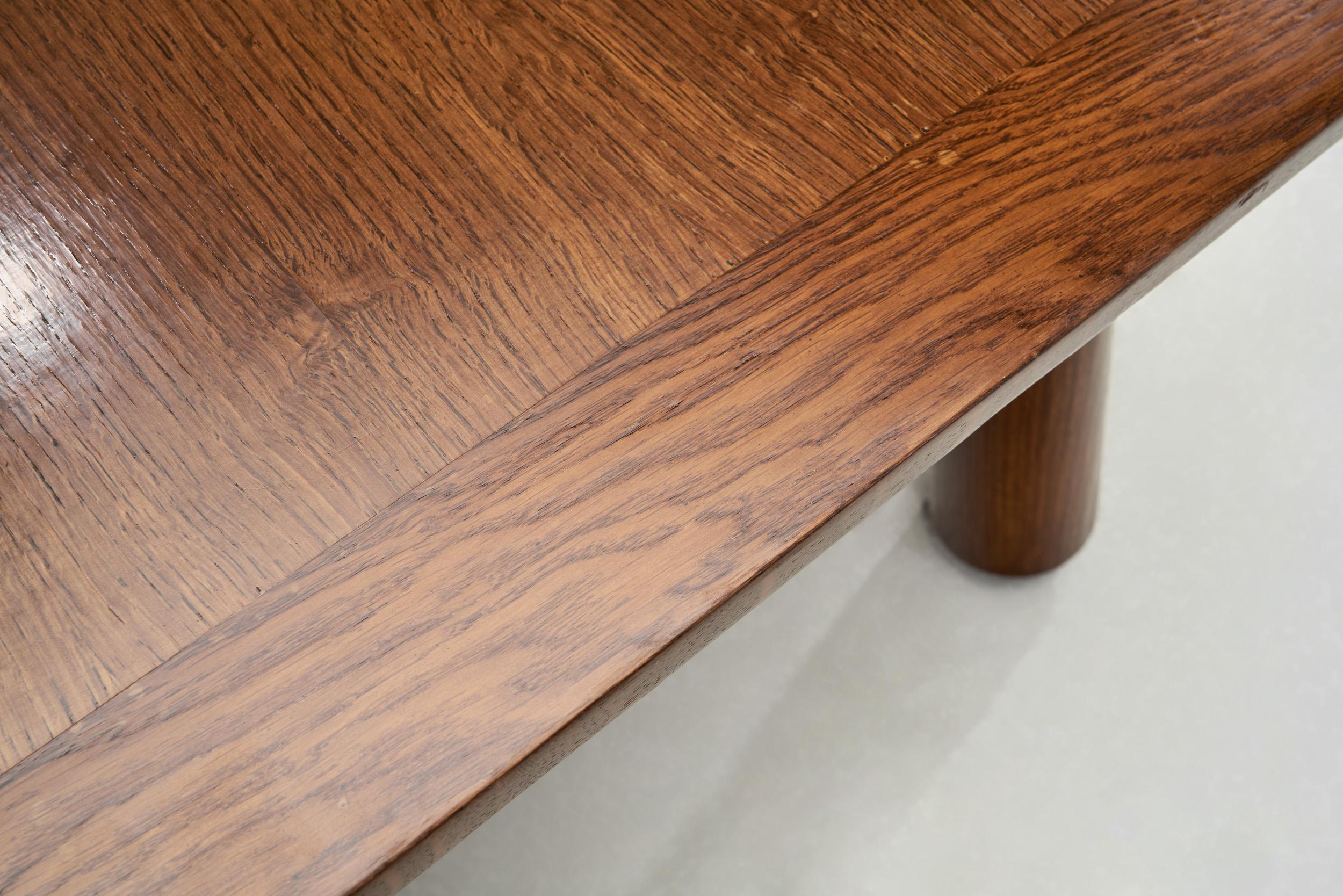Table basse en bois à la manière de Charles Dudouyt, France Début du 20e siècle en vente 3