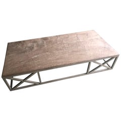 Wooden Coffee Table on an Wooden Base
