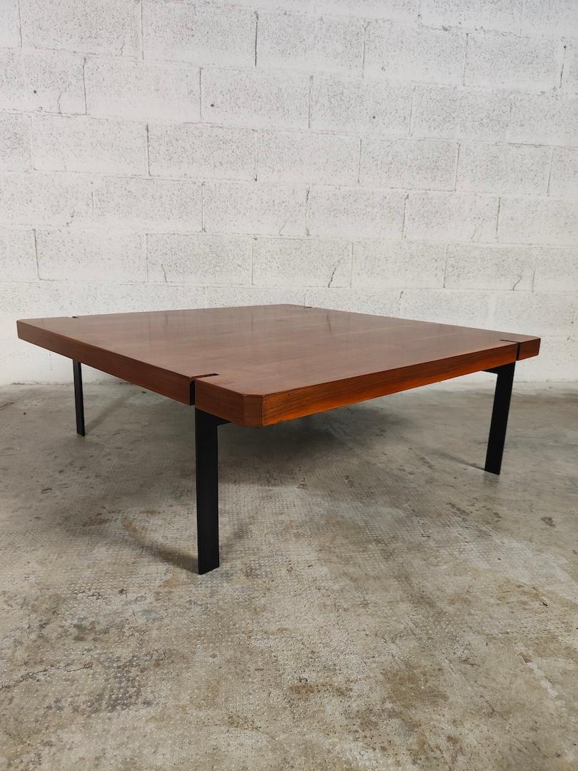 Wooden coffee table T906 by Gastone Rinaldi for Rima - Italy - 60s  For Sale 3