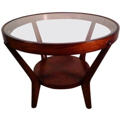 Tavolino da conferenza in legno, design di Koželka e Kropáček del 1938