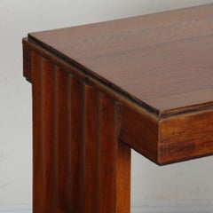 Wooden console table, French, 1940s–1950s