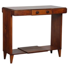 Wooden console table, French, 1940s–1950s